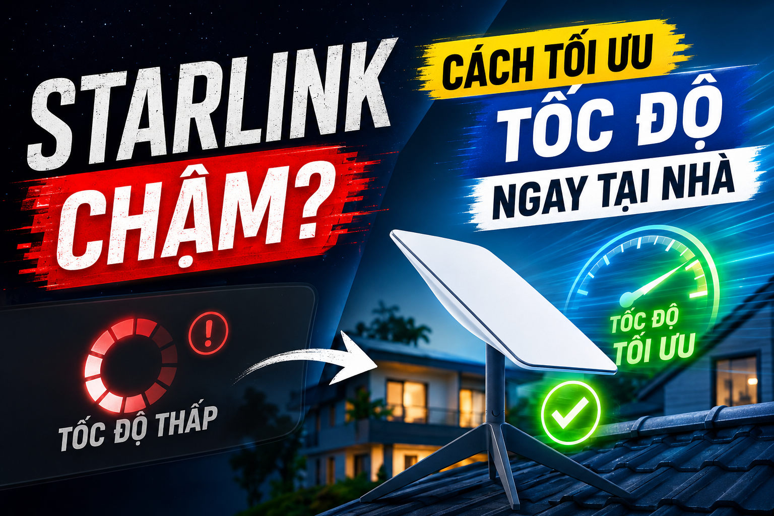 Starlink Chậm? Cách Tối Ưu Tốc Độ Ngay Tại Nhà