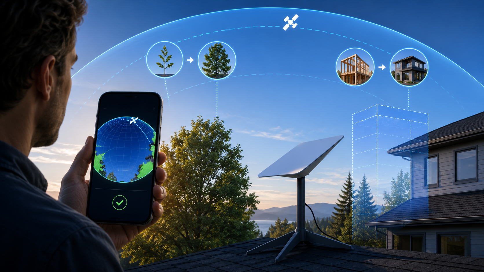 cài đặt thiết bị Starlink