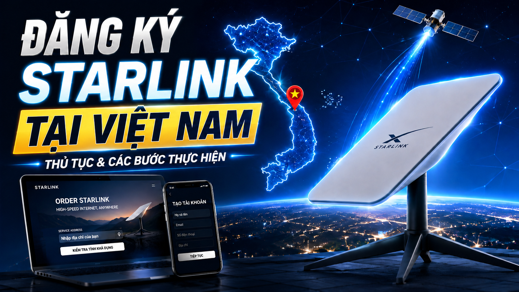 đăng ký Starlink tại Việt Nam