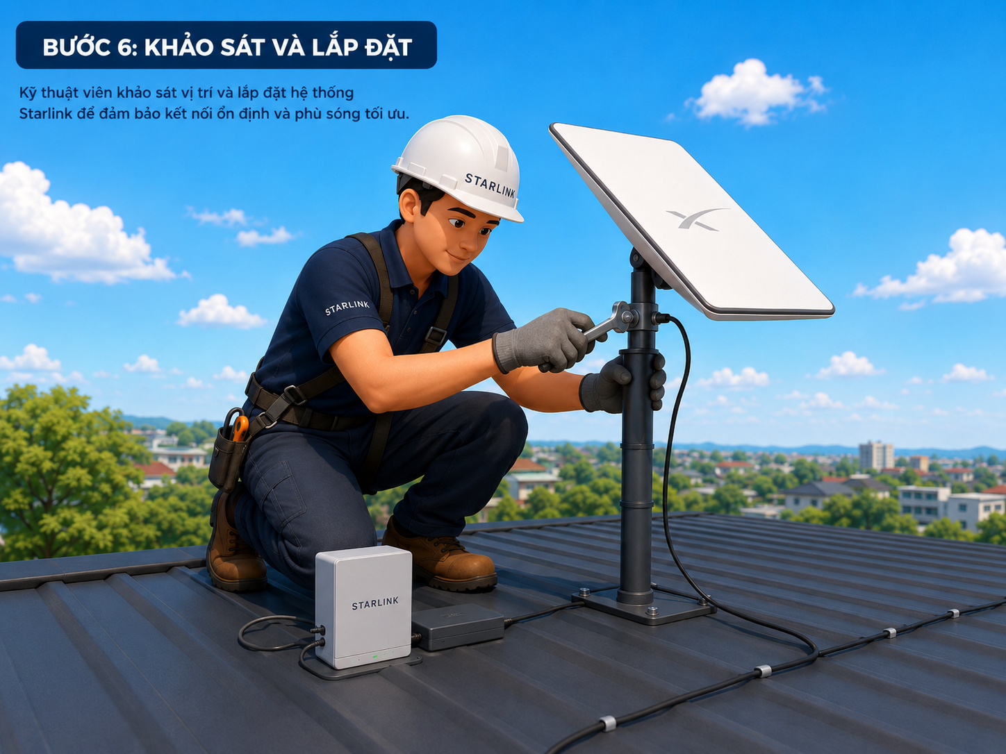 đăng ký dịch vụ WiFi Starlink tại Việt Nam