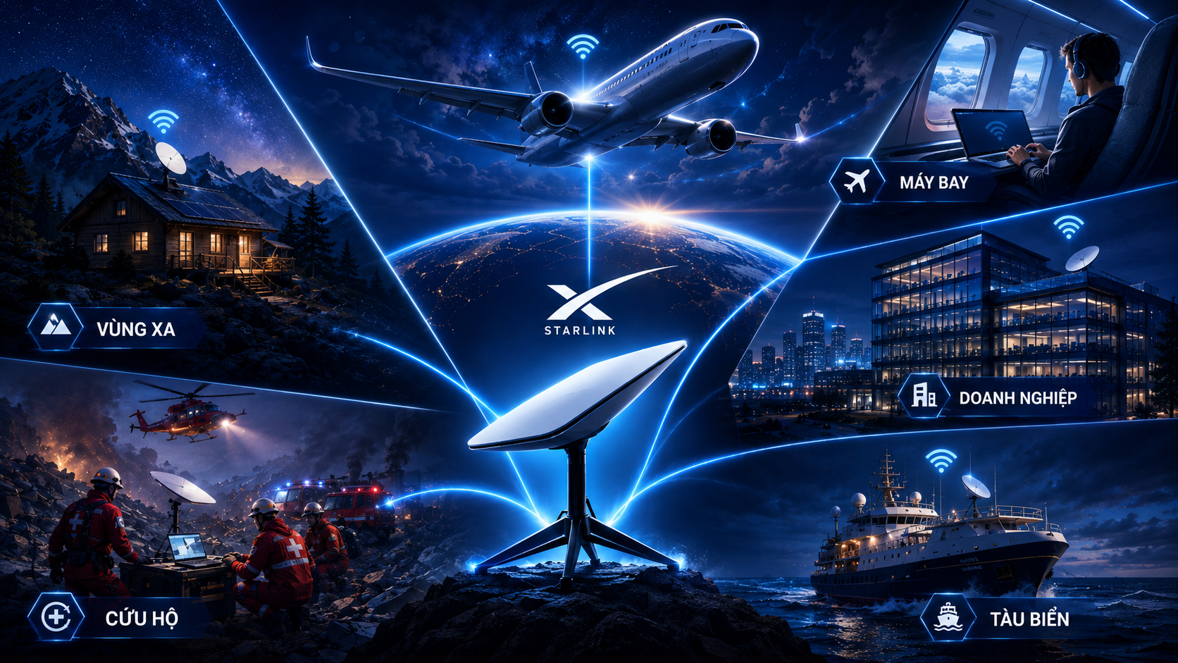 hiệu suất và ứng dụng của Starlink