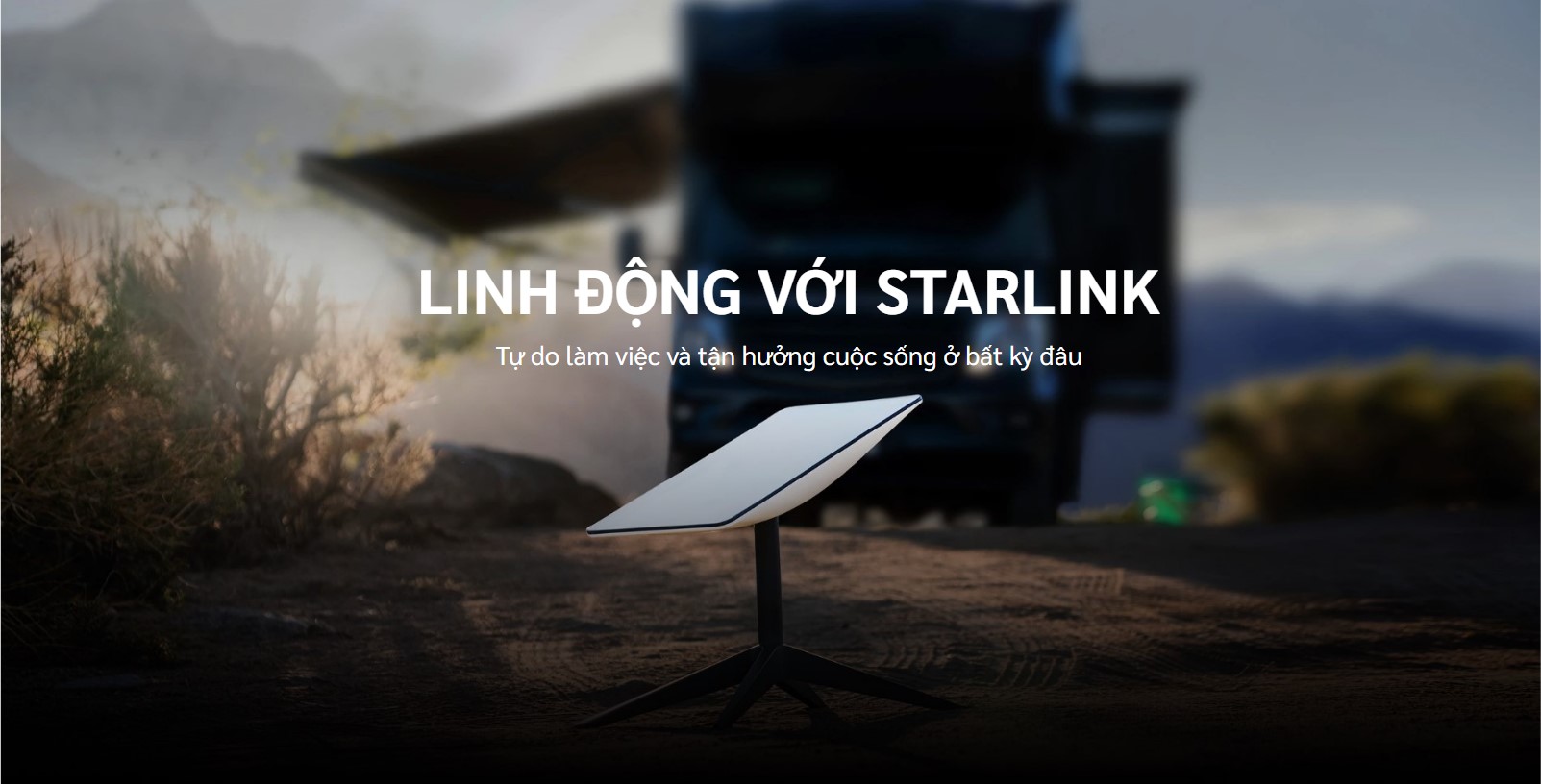 Gói Starlink Linh Động: Internet Vệ Tinh Cho Người Hay Di Chuyển