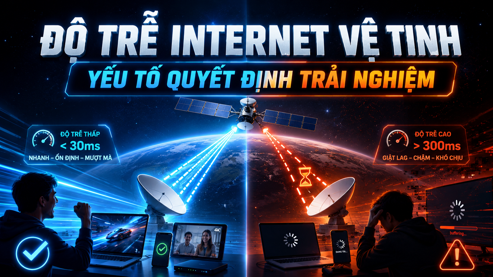 độ trễ Internet vệ tinh