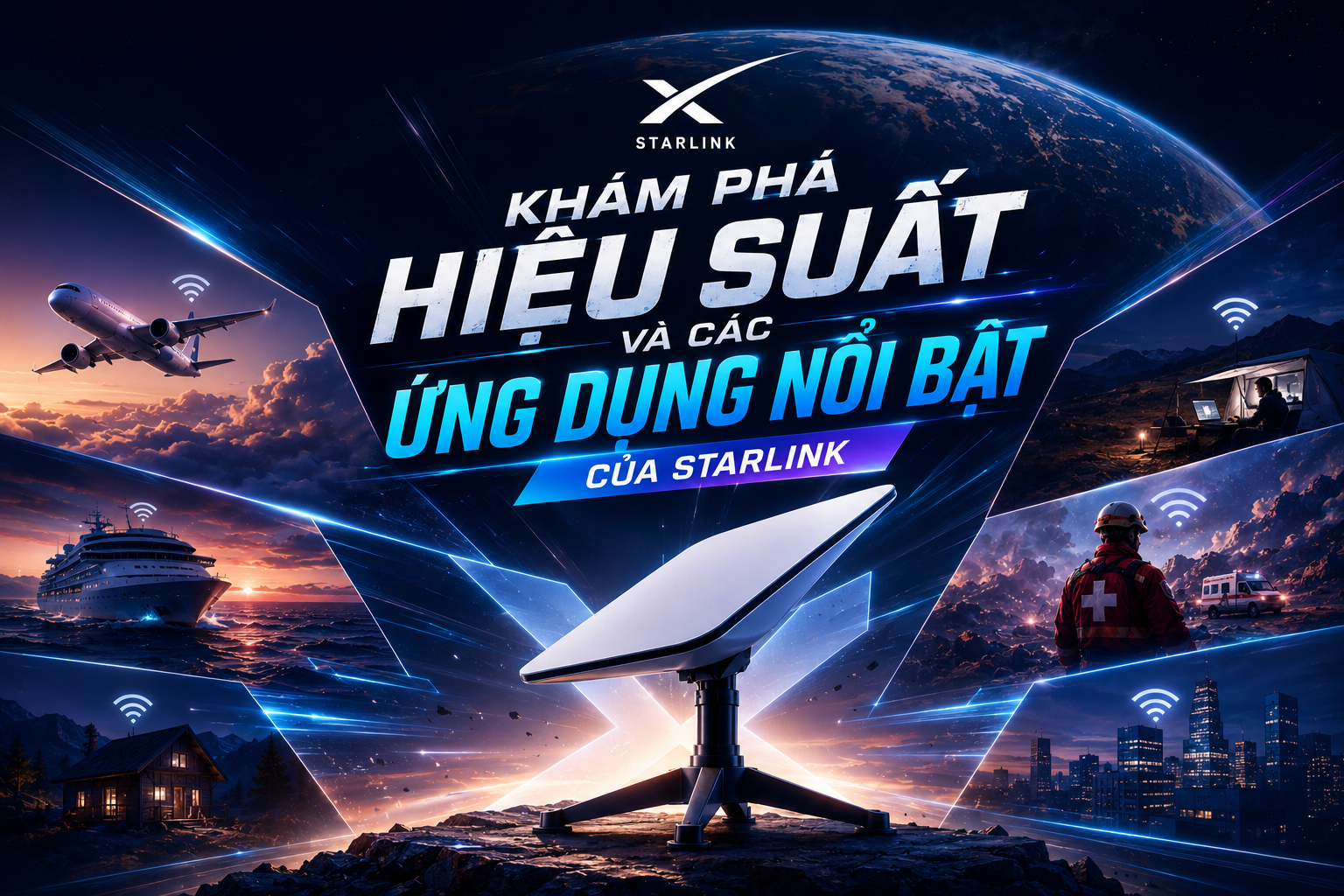 hiệu suất và ứng dụng của Starlink