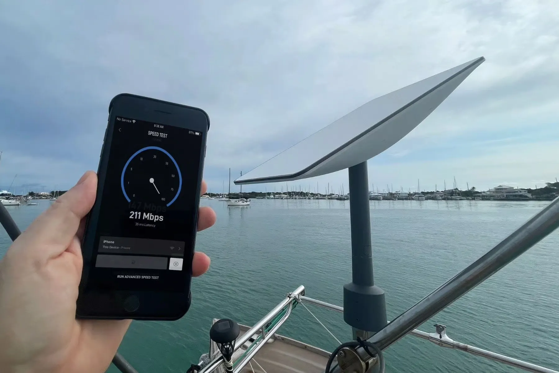 Gói cước Starlink trên biển 250GB: Internet vệ tinh dành cho tàu thuyền