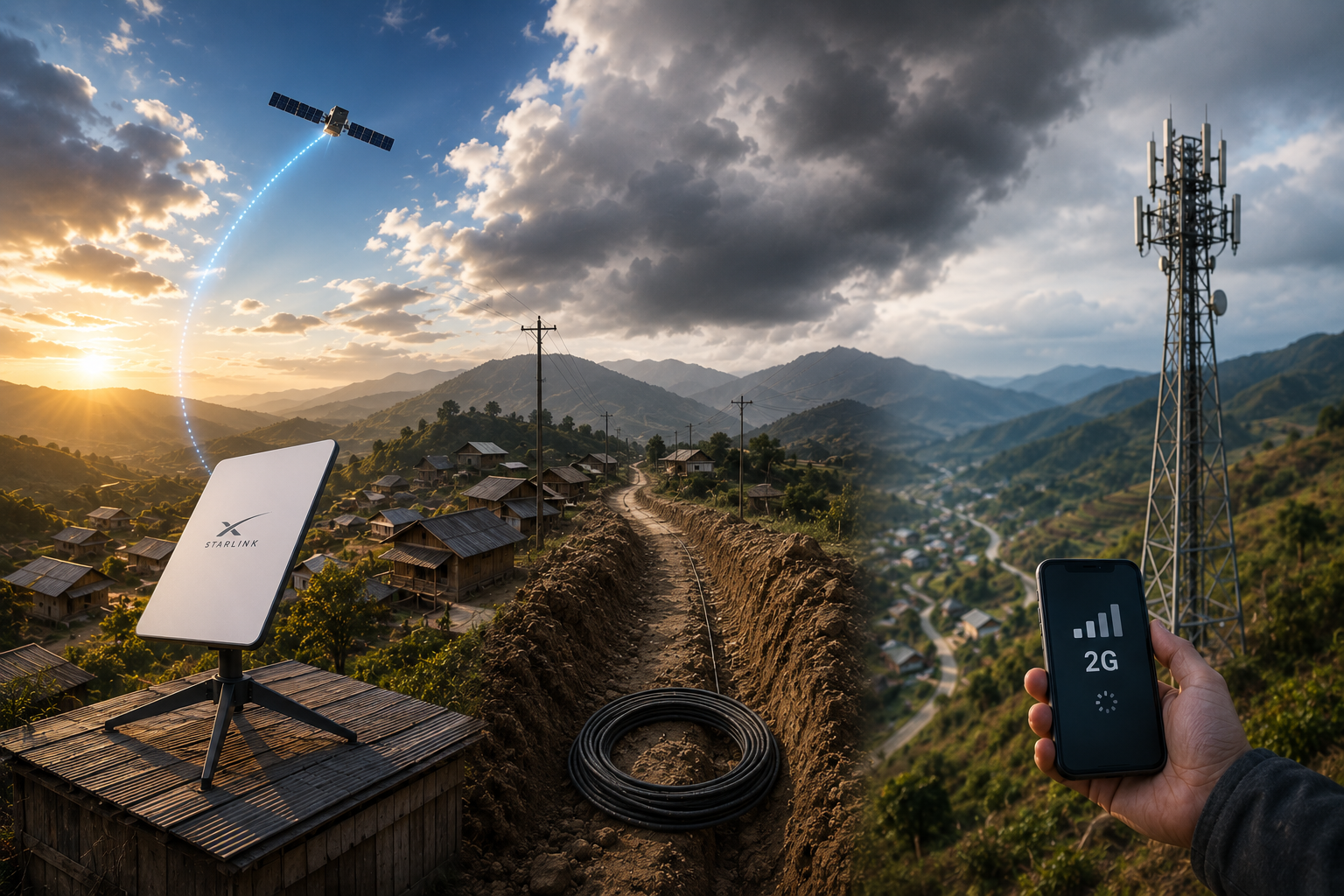 Starlink cho khu vực hẻo lánh