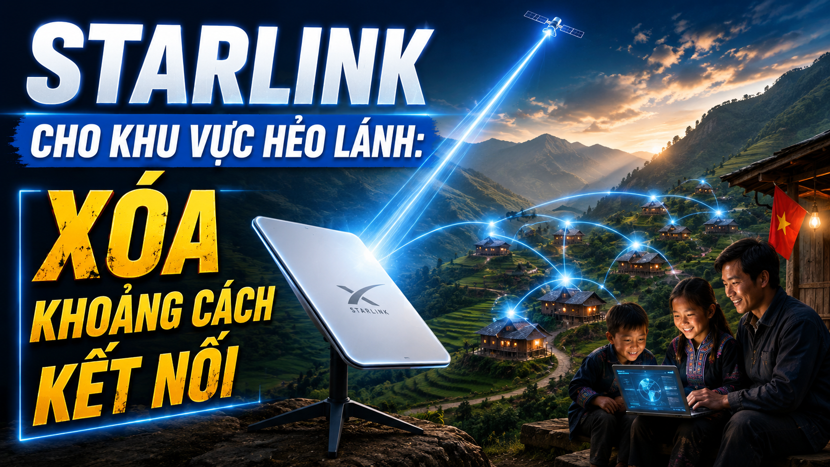 Starlink cho khu vực hẻo lánh