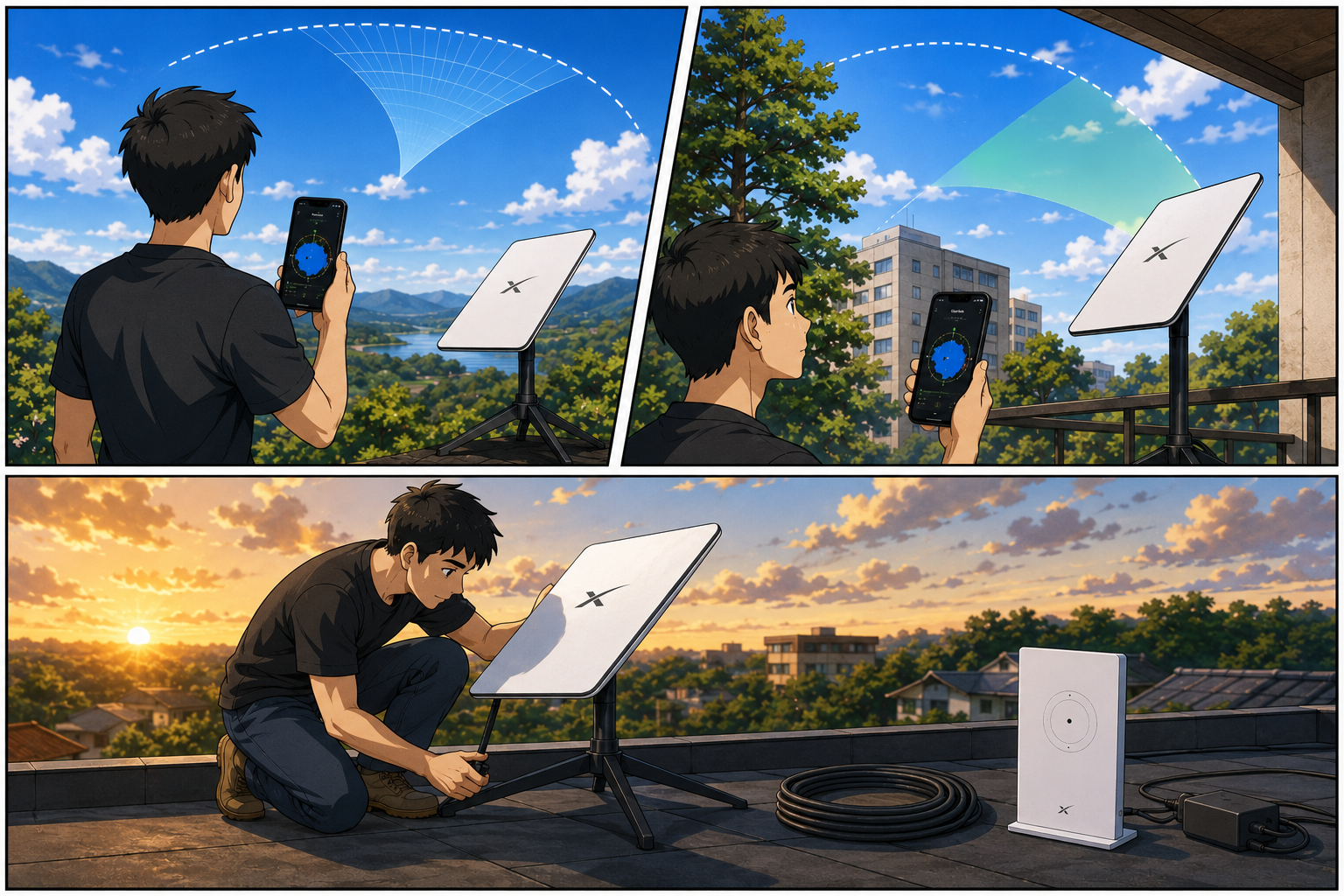 WiFi vệ tinh Starlink có thể di chuyển